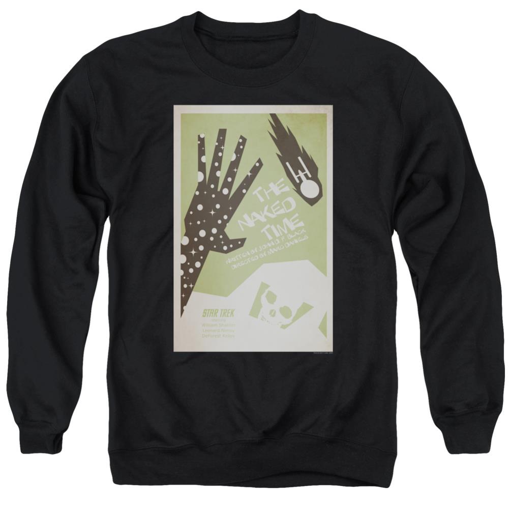 Star Trek TOS Episode 4 Men's Crewneck 50 50 Poly Long-Sleeve T-Shirt