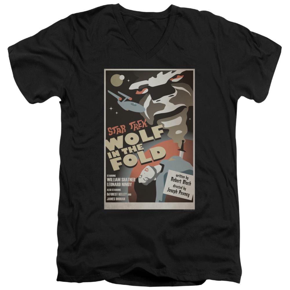 Star Trek TOS Episode 43 Men's 30/1 Cotton Slim V-Neck T-Shirt