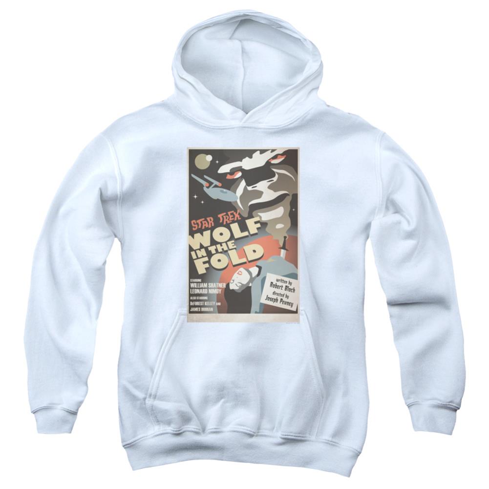 Star Trek TOS Episode 43 Youth Cotton Poly Pull-Over Hoodie