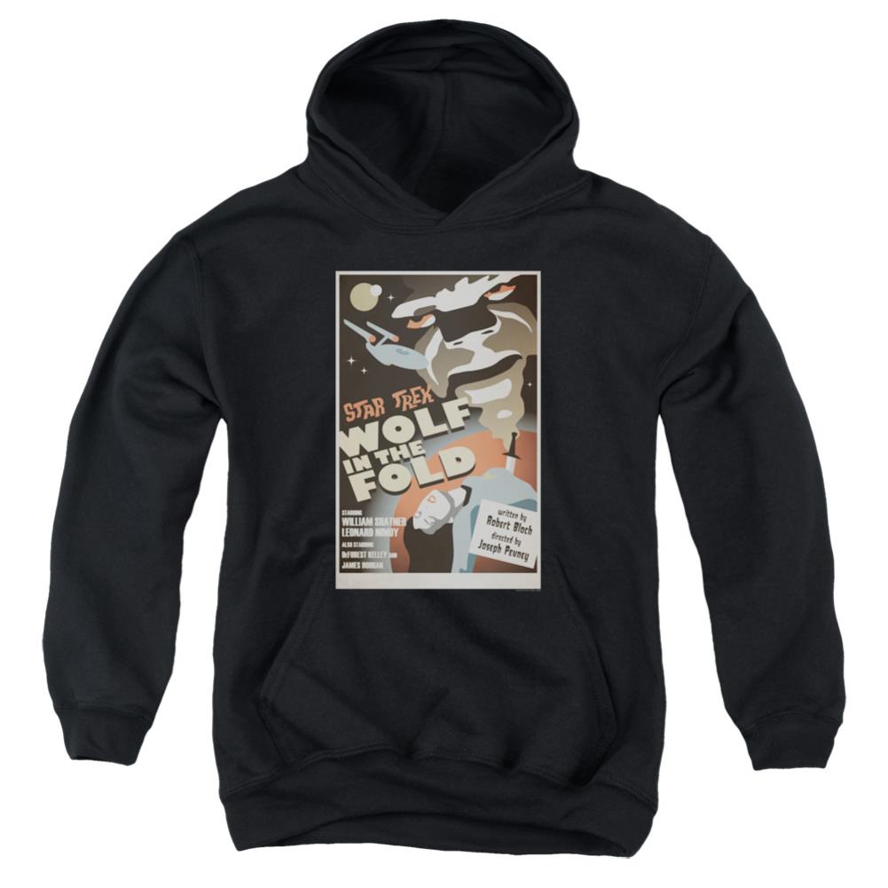 Star Trek TOS Episode 43 Youth Cotton Poly Pull-Over Hoodie