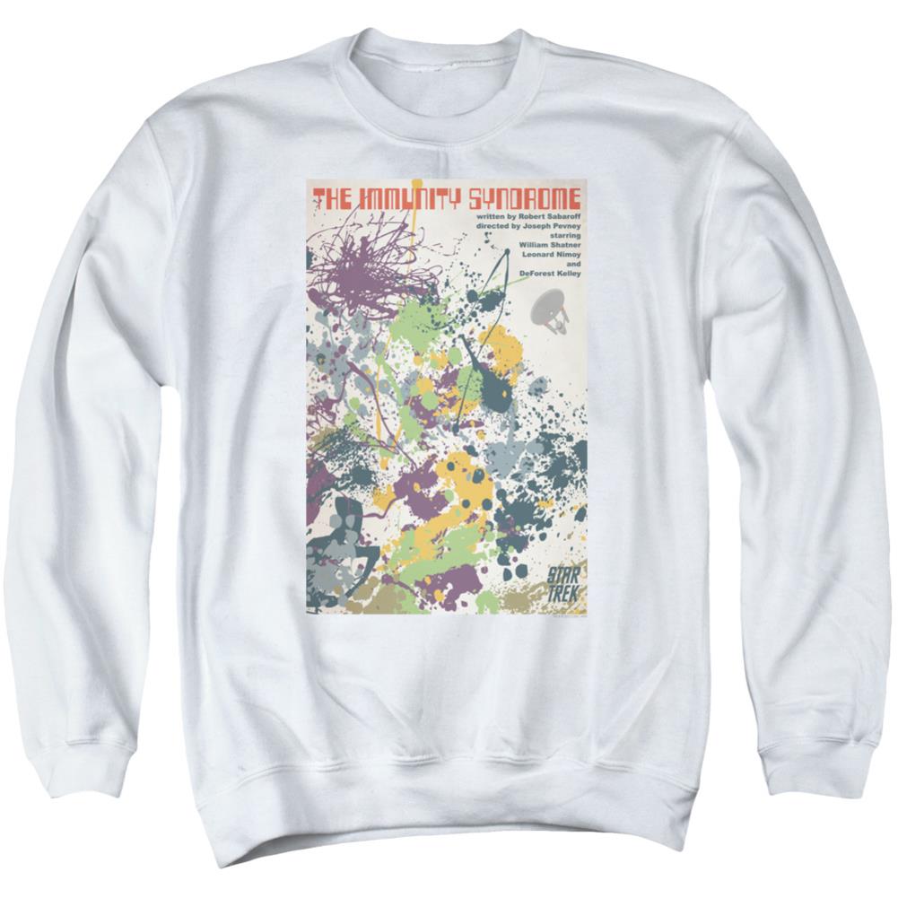 Star Trek TOS Episode 47 Men's Crewneck 50 50 Poly Long-Sleeve T-Shirt