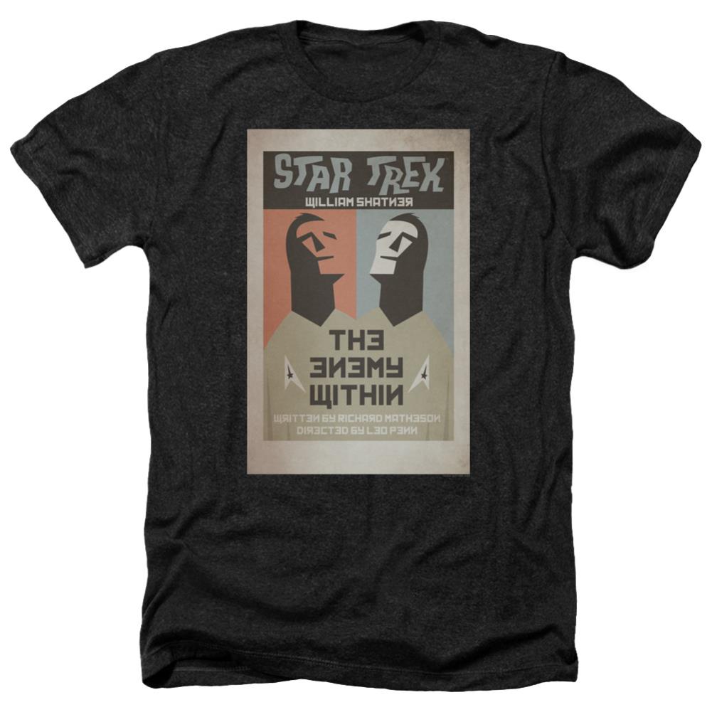 Star Trek TOS Episode 5 Men's 30/1 Heather 60 40 Poly Short-Sleeve T-Shirt