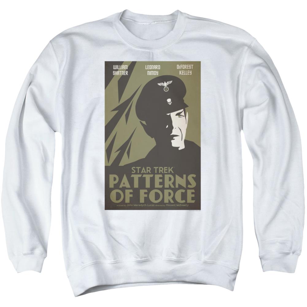 Star Trek TOS Episode 50 Men's Crewneck 50 50 Poly Long-Sleeve T-Shirt