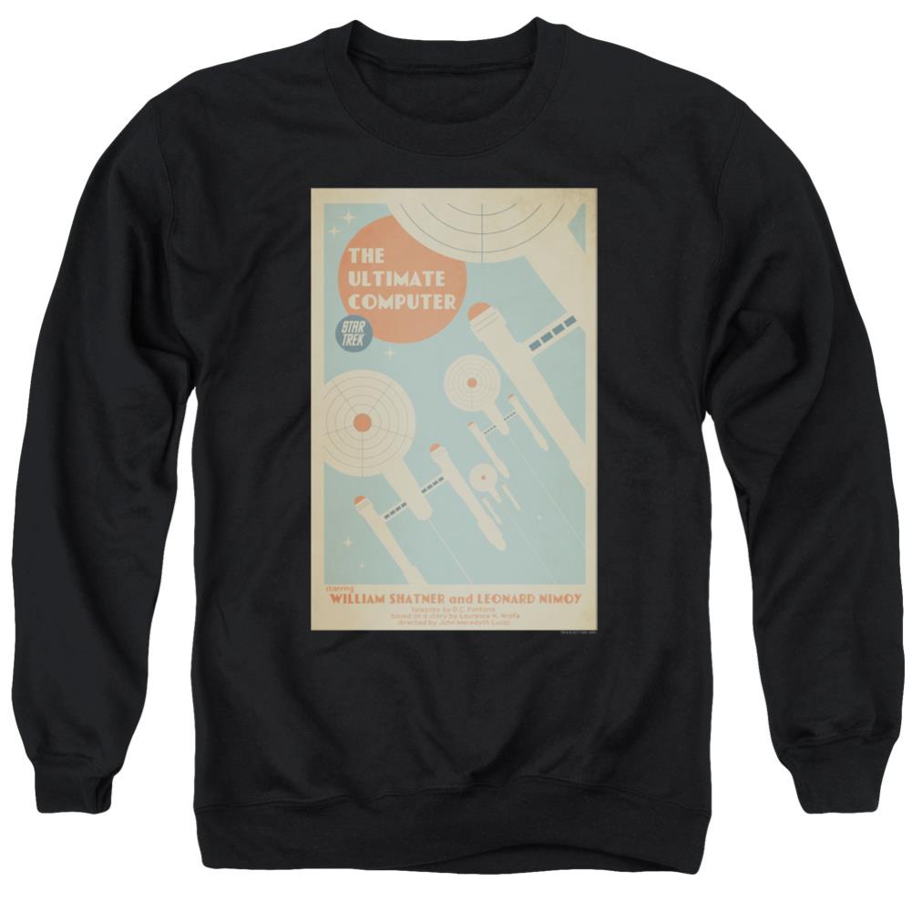Star Trek TOS Episode 53 Men's Crewneck 50 50 Poly Long-Sleeve T-Shirt