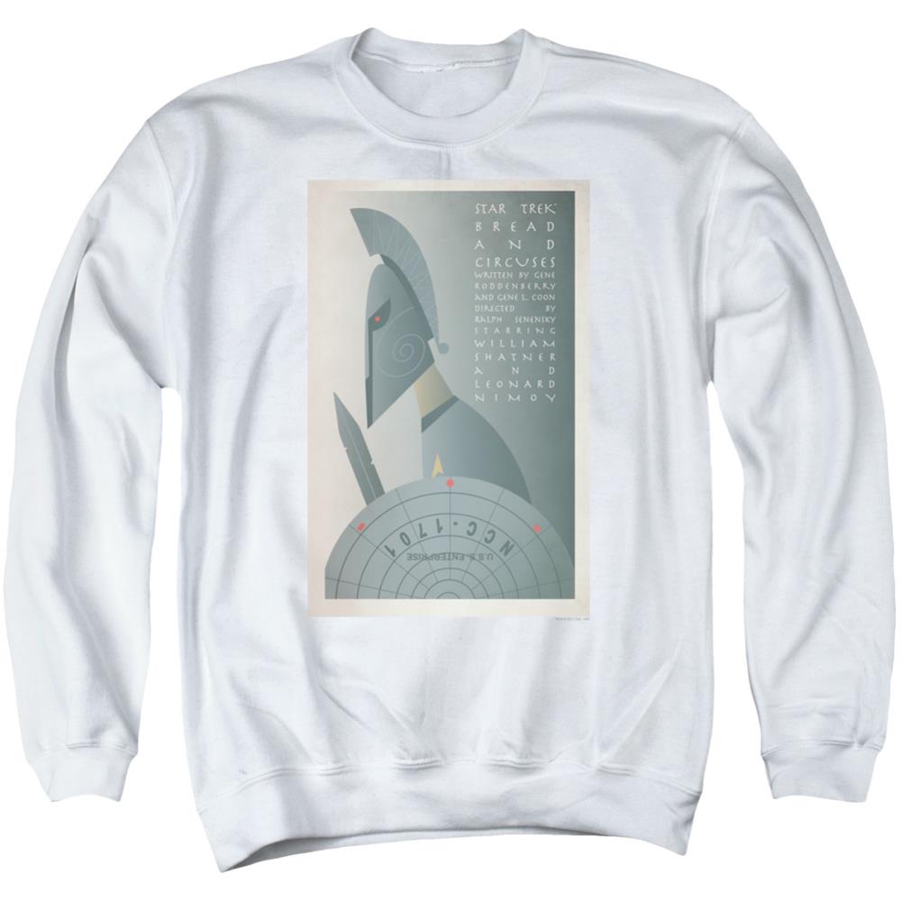 Star Trek TOS Episode 54 Men's Crewneck 50 50 Poly Long-Sleeve T-Shirt