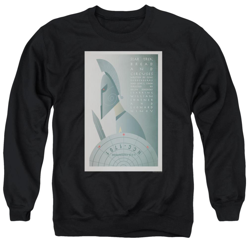 Star Trek TOS Episode 54 Men's Crewneck 50 50 Poly Long-Sleeve T-Shirt