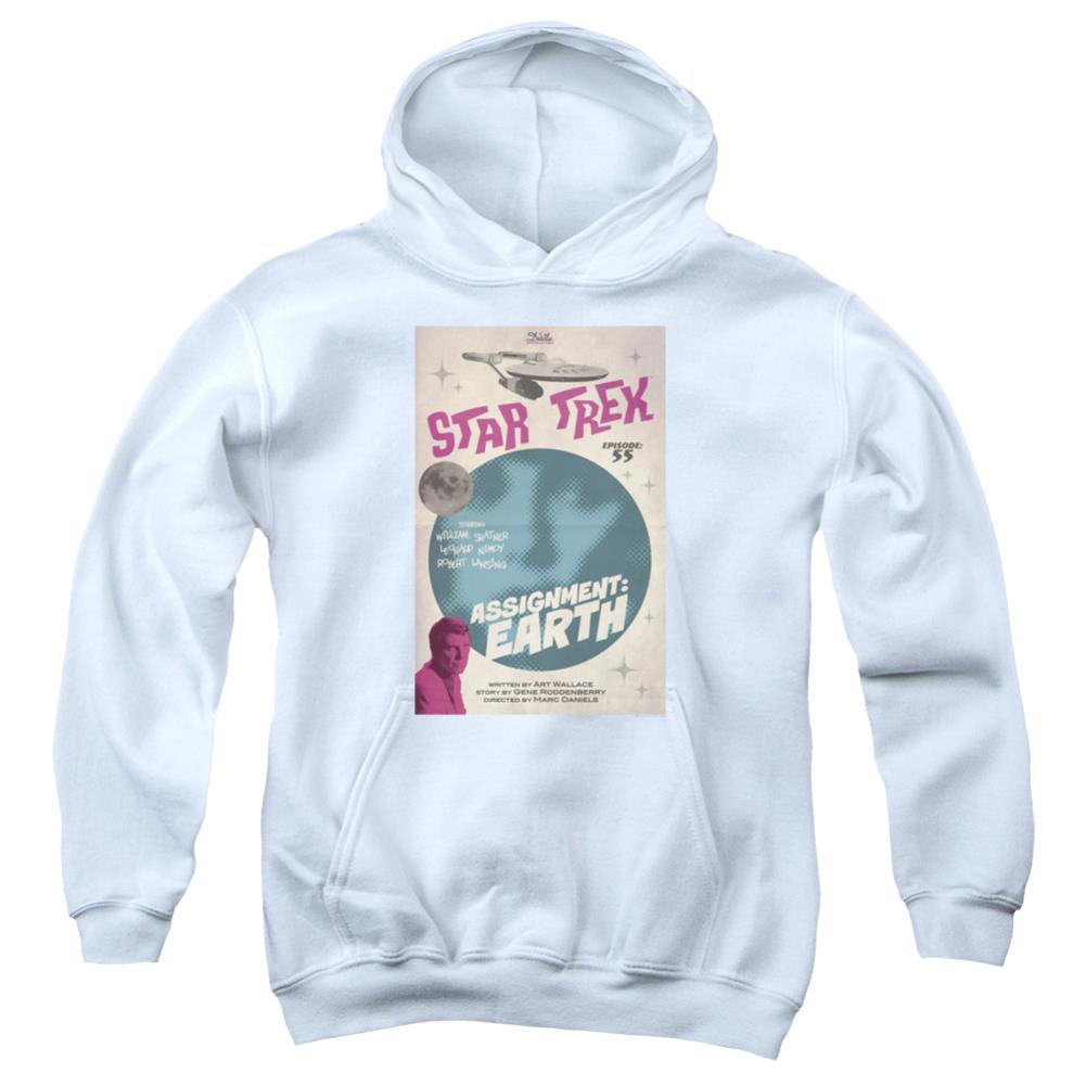 Star Trek TOS Episode 55 Youth Cotton Poly Pull-Over Hoodie