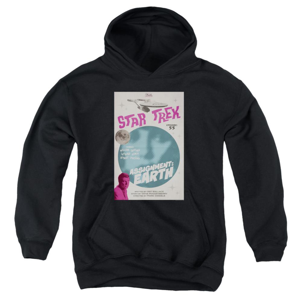 Star Trek TOS Episode 55 Youth Cotton Poly Pull-Over Hoodie
