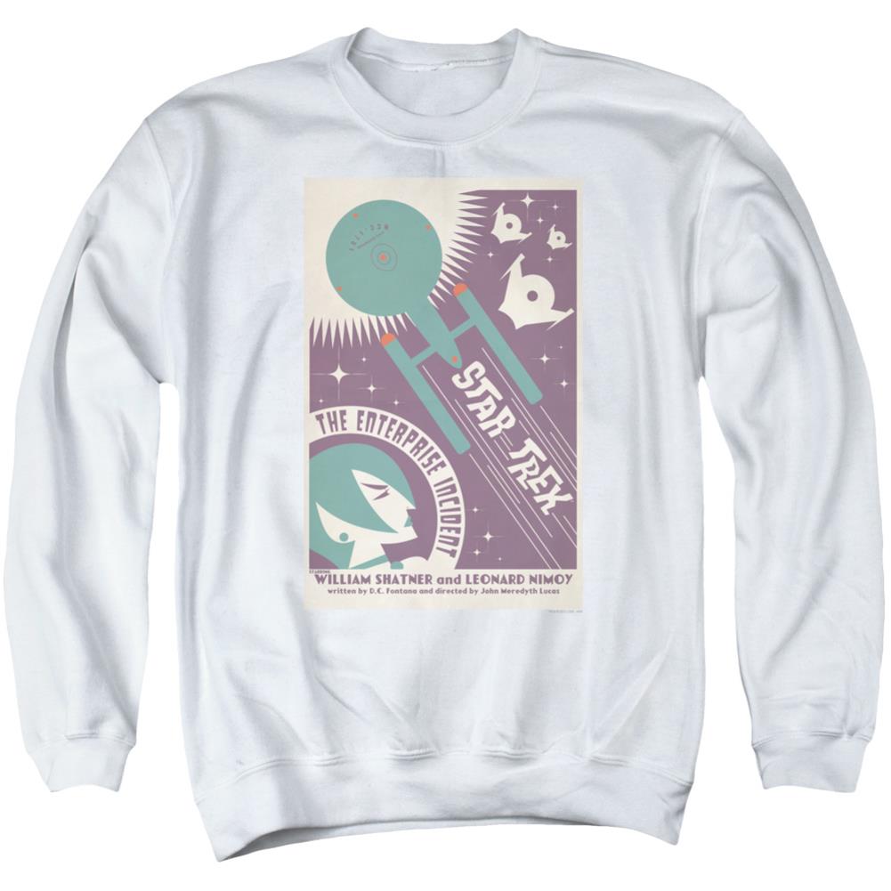 Star Trek TOS Episode 57 Men's Crewneck 50 50 Poly Long-Sleeve T-Shirt