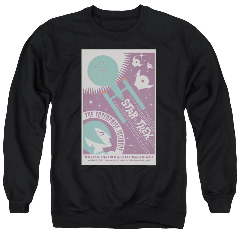 Star Trek TOS Episode 57 Men's Crewneck 50 50 Poly Long-Sleeve T-Shirt