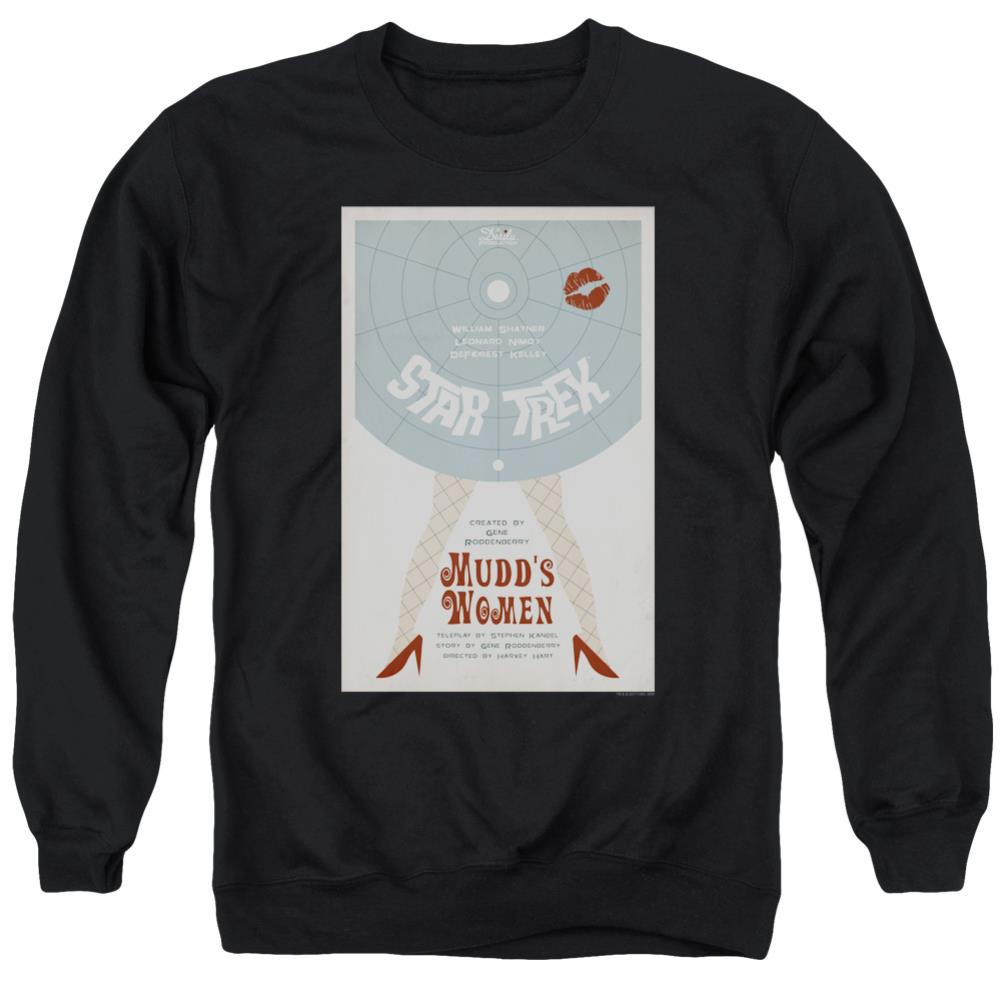 Star Trek TOS Episode 6 Men's Crewneck 50 50 Poly Long-Sleeve T-Shirt