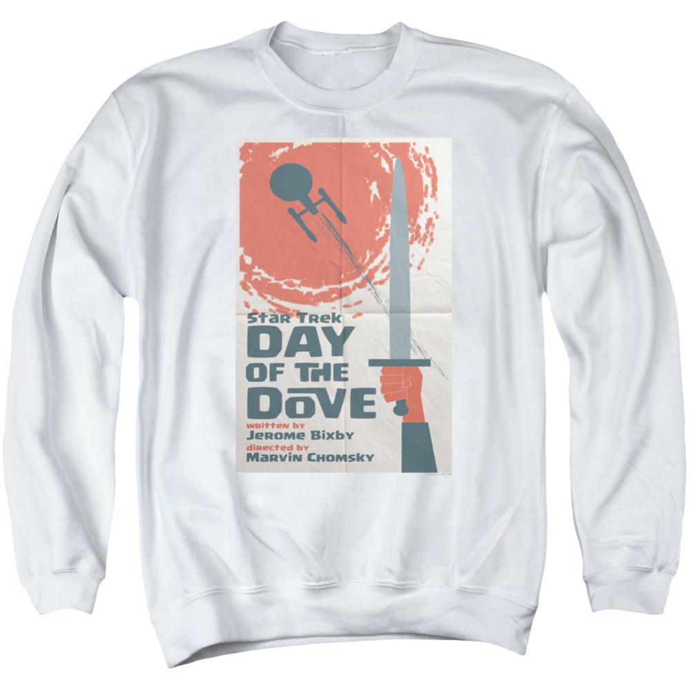 Star Trek TOS Episode 62 Men's Crewneck 50 50 Poly Long-Sleeve T-Shirt