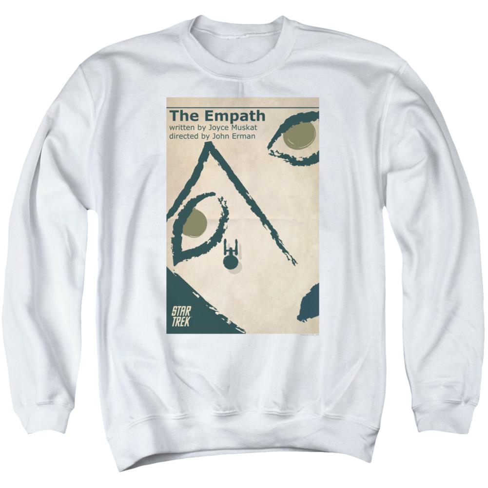 Star Trek TOS Episode 67 Men's Crewneck 50 50 Poly Long-Sleeve T-Shirt