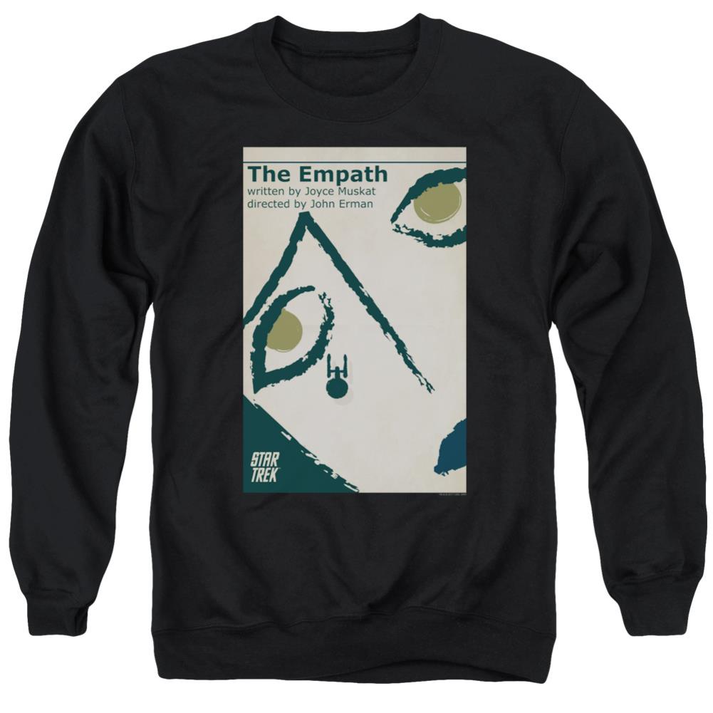 Star Trek TOS Episode 67 Men's Crewneck 50 50 Poly Long-Sleeve T-Shirt