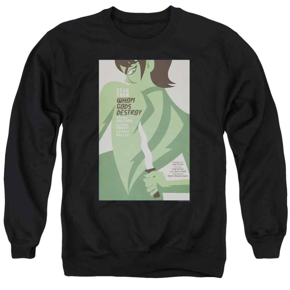 Star Trek TOS Episode 69 Men's Crewneck 50 50 Poly Long-Sleeve T-Shirt