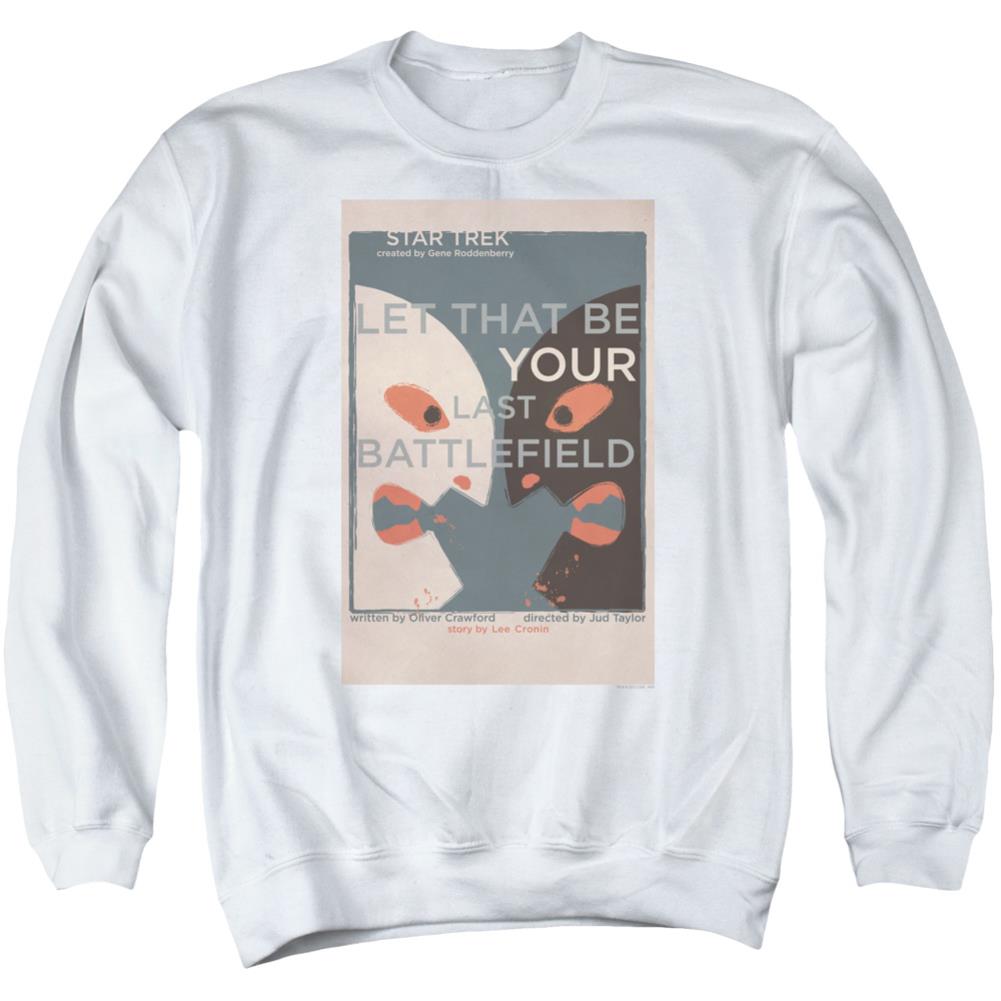 Star Trek TOS Episode 70 Men's Crewneck 50 50 Poly Long-Sleeve T-Shirt