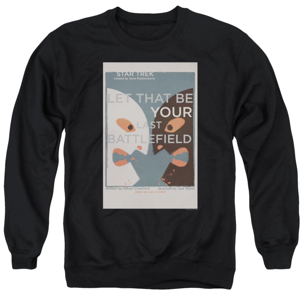 Star Trek TOS Episode 70 Men's Crewneck 50 50 Poly Long-Sleeve T-Shirt