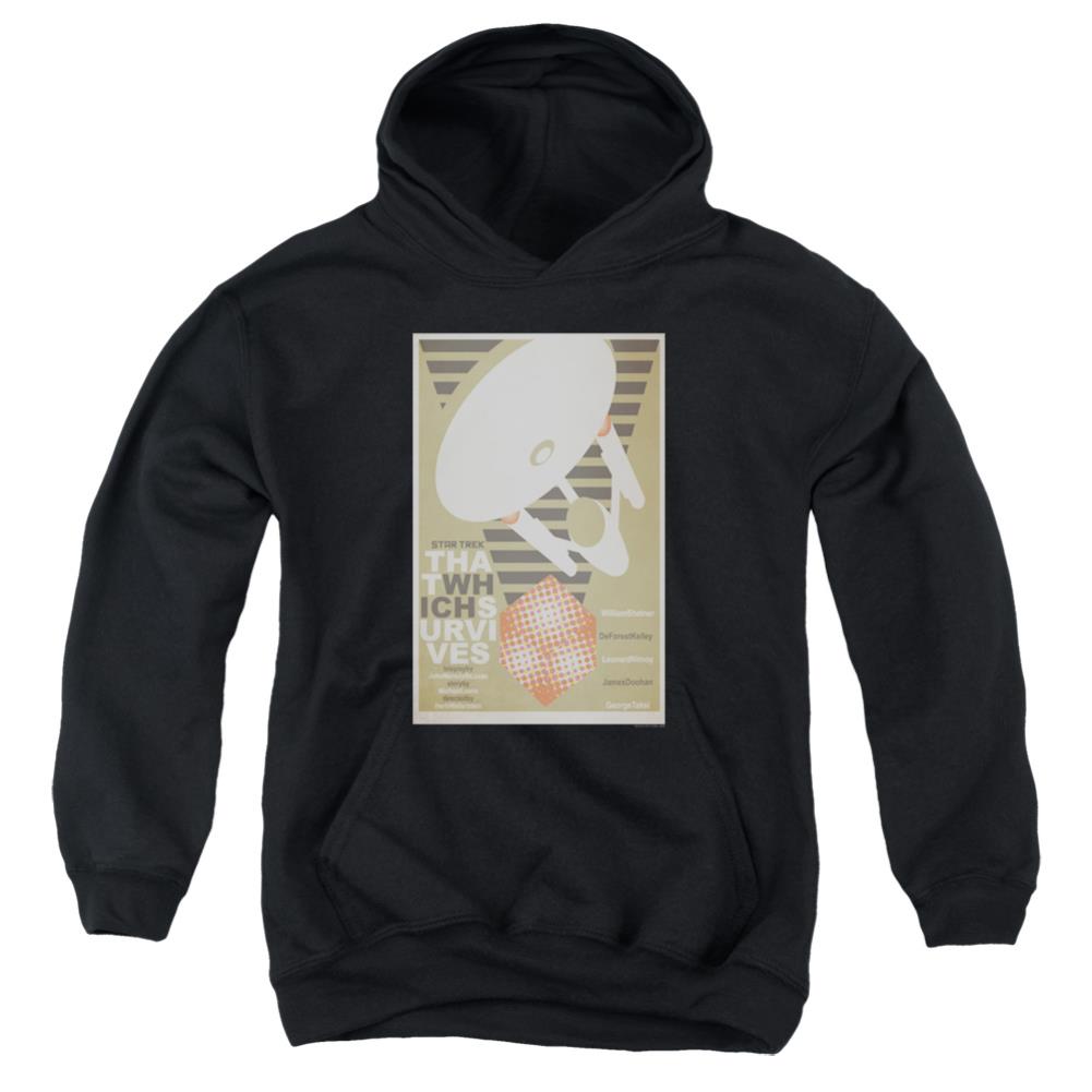 Star Trek TOS Episode 72 Youth Cotton Poly Pull-Over Hoodie