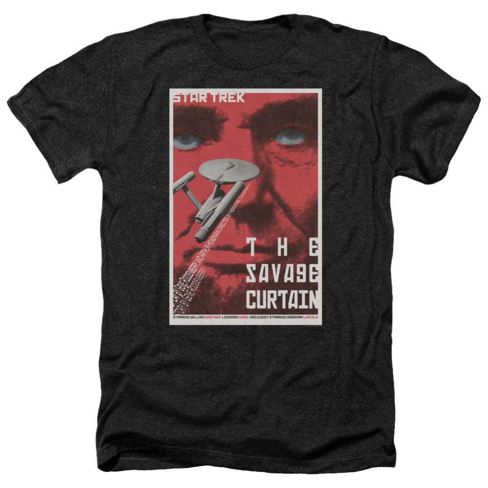 Star Trek TOS Episode 77 Men's 30/1 Heather 60 40 Poly Short-Sleeve T-Shirt