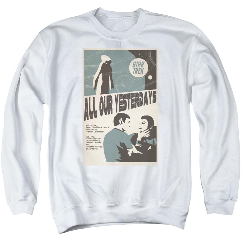 Star Trek TOS Episode 78 Men's Crewneck 50 50 Poly Long-Sleeve T-Shirt