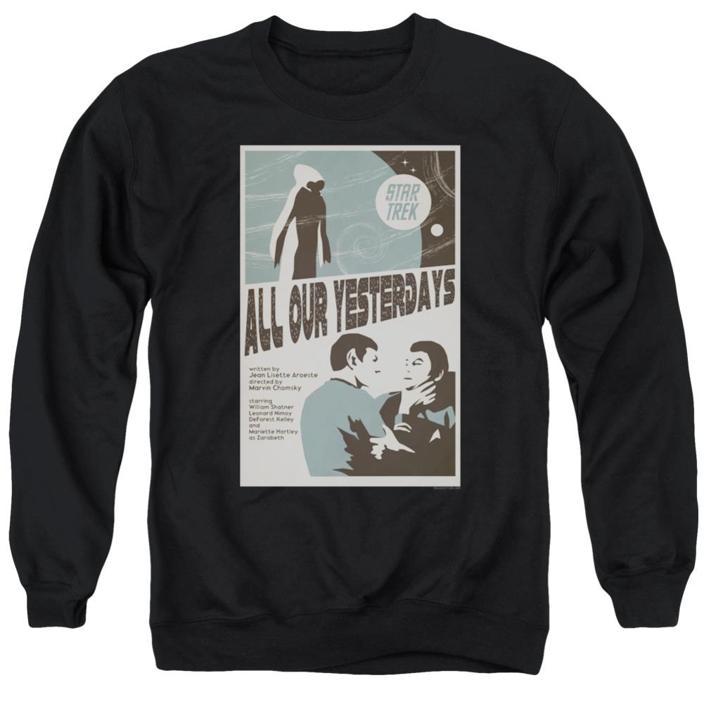 Star Trek TOS Episode 78 Men's Crewneck 50 50 Poly Long-Sleeve T-Shirt