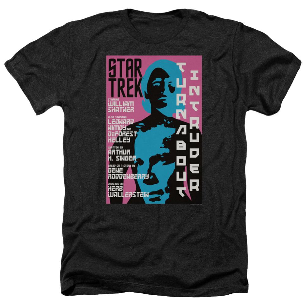Star Trek TOS Episode 79 Men's 30/1 Heather 60 40 Poly Short-Sleeve T-Shirt