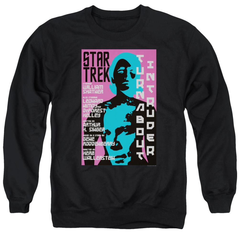 Star Trek TOS Episode 79 Men's Crewneck 50 50 Poly Long-Sleeve T-Shirt