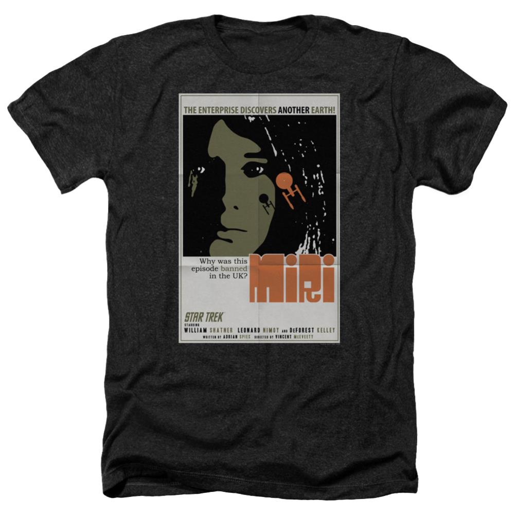 Star Trek TOS Episode 8 Men's 30/1 Heather 60 40 Poly Short-Sleeve T-Shirt