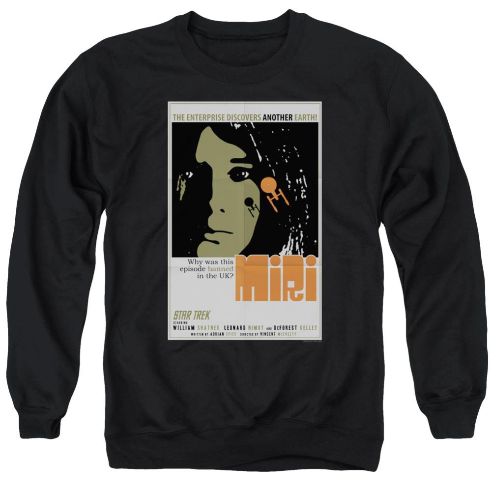 Star Trek TOS Episode 8 Men's Crewneck 50 50 Poly Long-Sleeve T-Shirt