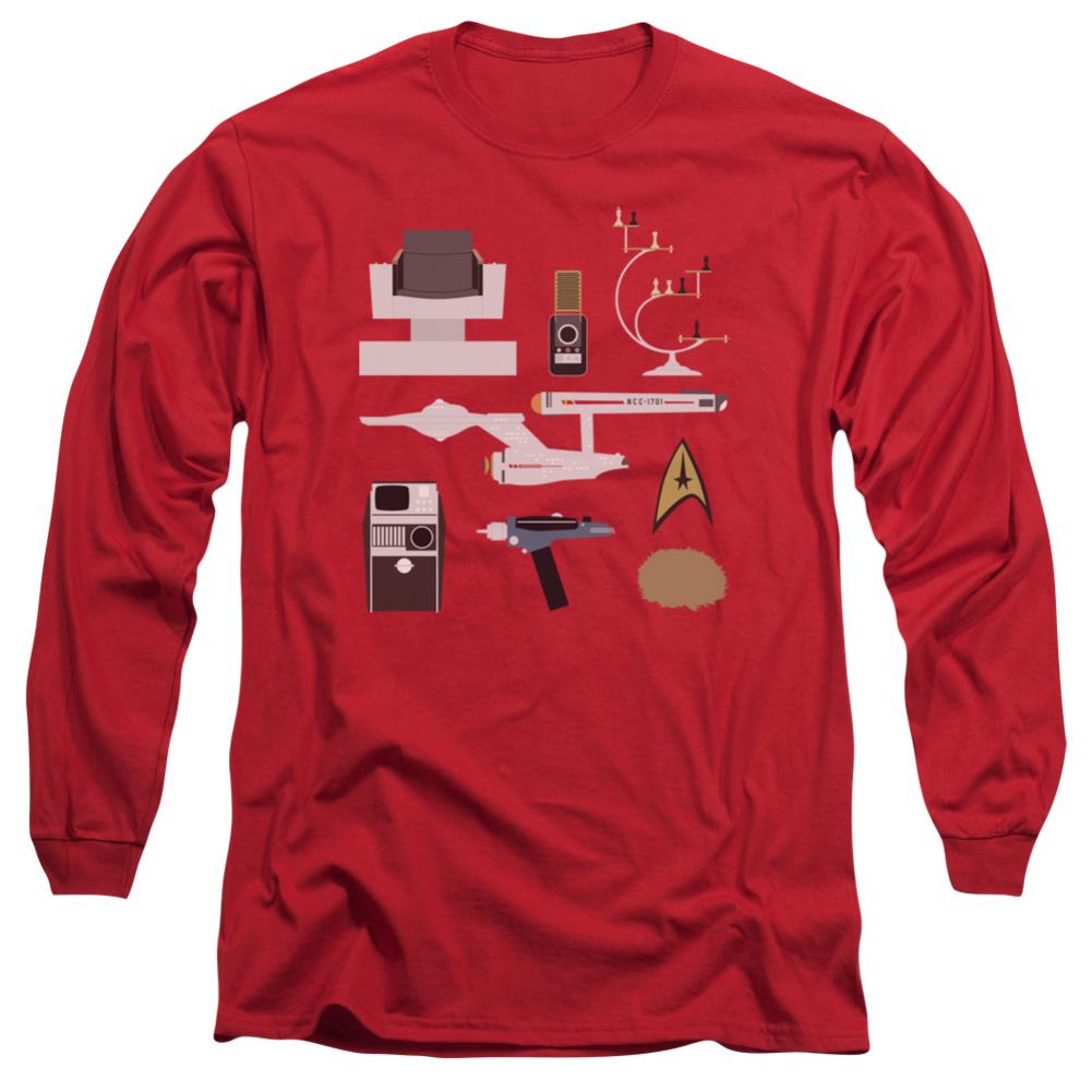 Star Trek TOS Gift Set Men's 18/1 Cotton Long-Sleeve T-Shirt