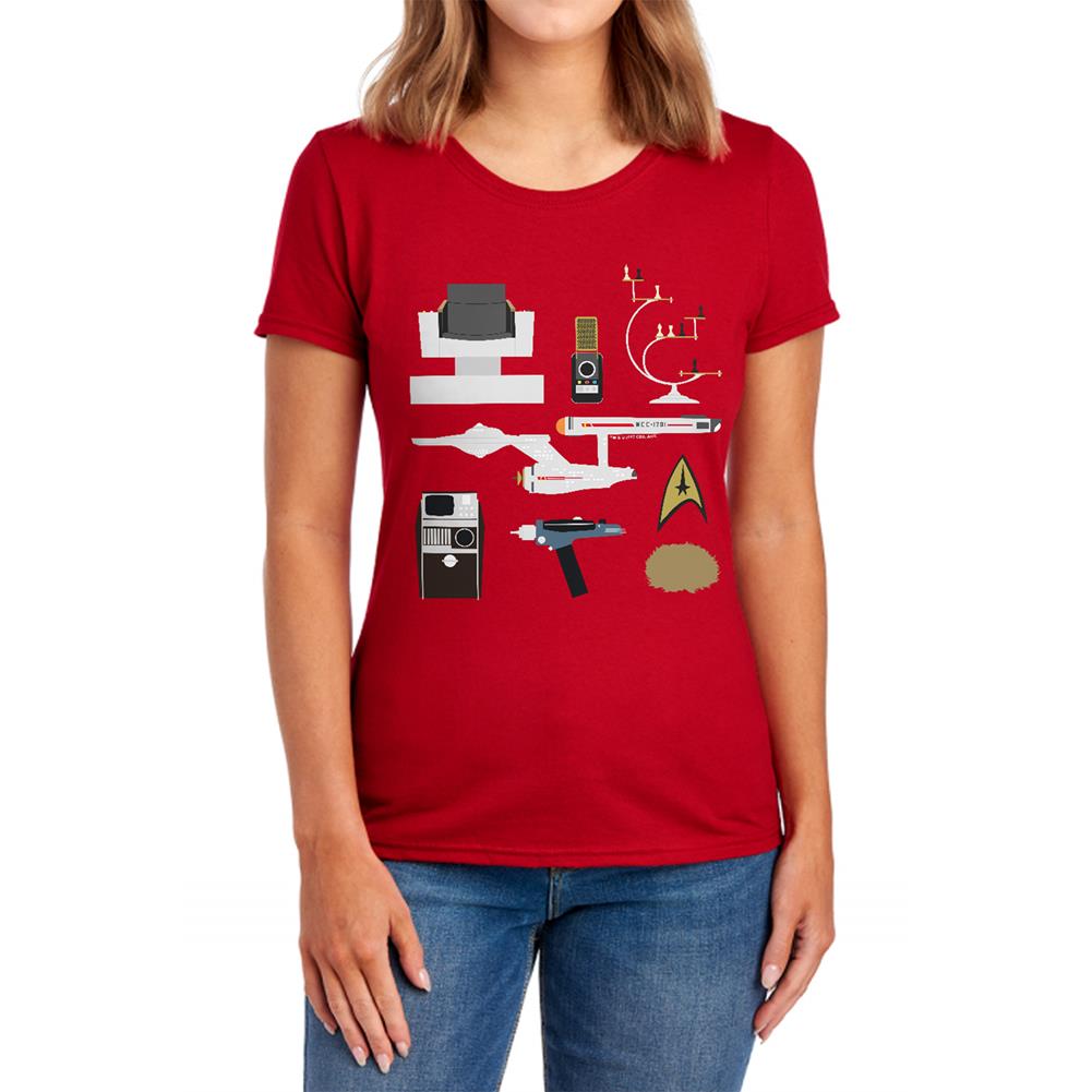 Star Trek TOS Gift Set Women's 18/1 Cotton Short-Sleeve T-Shirt