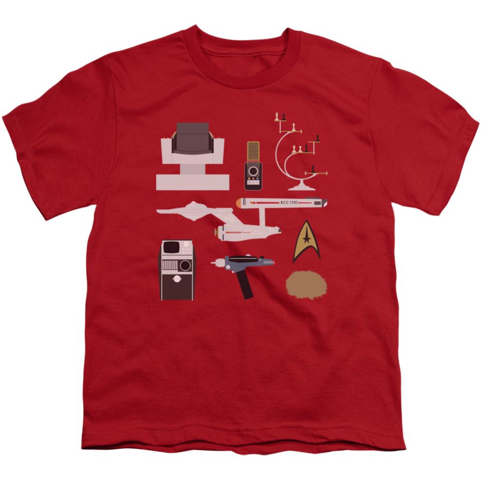 Star Trek TOS Gift Set Youth 18/1 100% Cotton Short-Sleeve T-Shirt