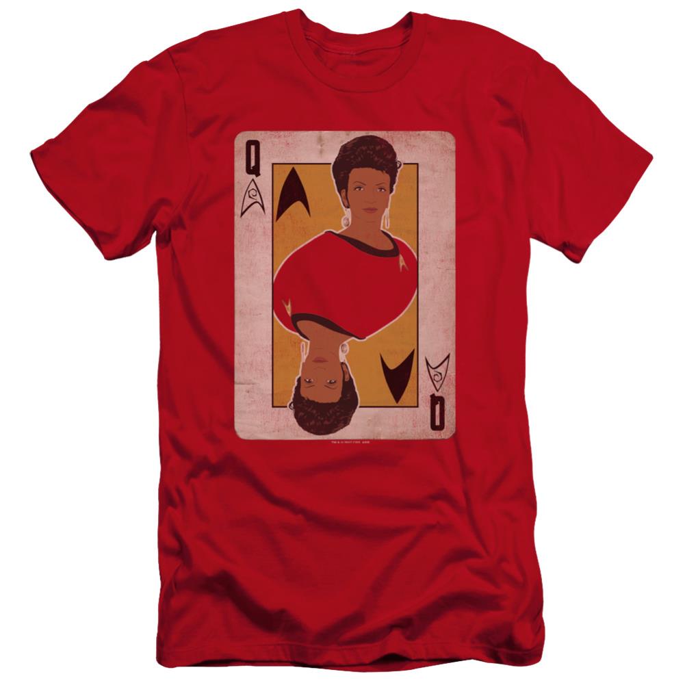Star Trek TOS Queen Men's Ultra-Soft 30/1 Cotton Slim Short-Sleeve T-Shirt