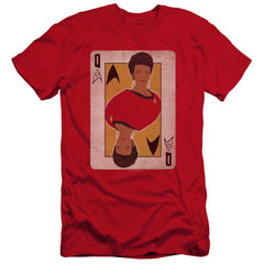 Star Trek TOS Queen Men's Ultra-Soft 30/1 Cotton Slim Short-Sleeve T-Shirt