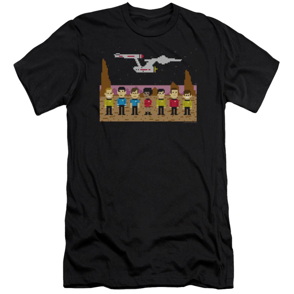 Star Trek TOS Trexel Crew Men's Ultra-Soft 30/1 Cotton Slim Short-Sleeve T-Shirt