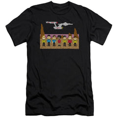 Star Trek TOS Trexel Crew Men's Ultra-Soft 30/1 Cotton Slim Short-Sleeve T-Shirt