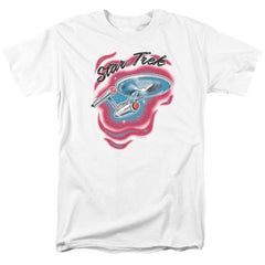 Star Trek Trek Airbrush Men's 18/1 Cotton Short-Sleeve T-Shirt