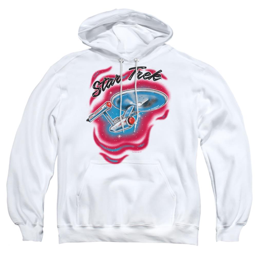 Star Trek Trek Airbrush Men's Pull-Over 75 25 Poly Hoodie