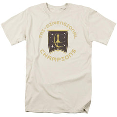 Star Trek Tri Dimensional Champs Men's 18/1 Cotton Short-Sleeve T-Shirt