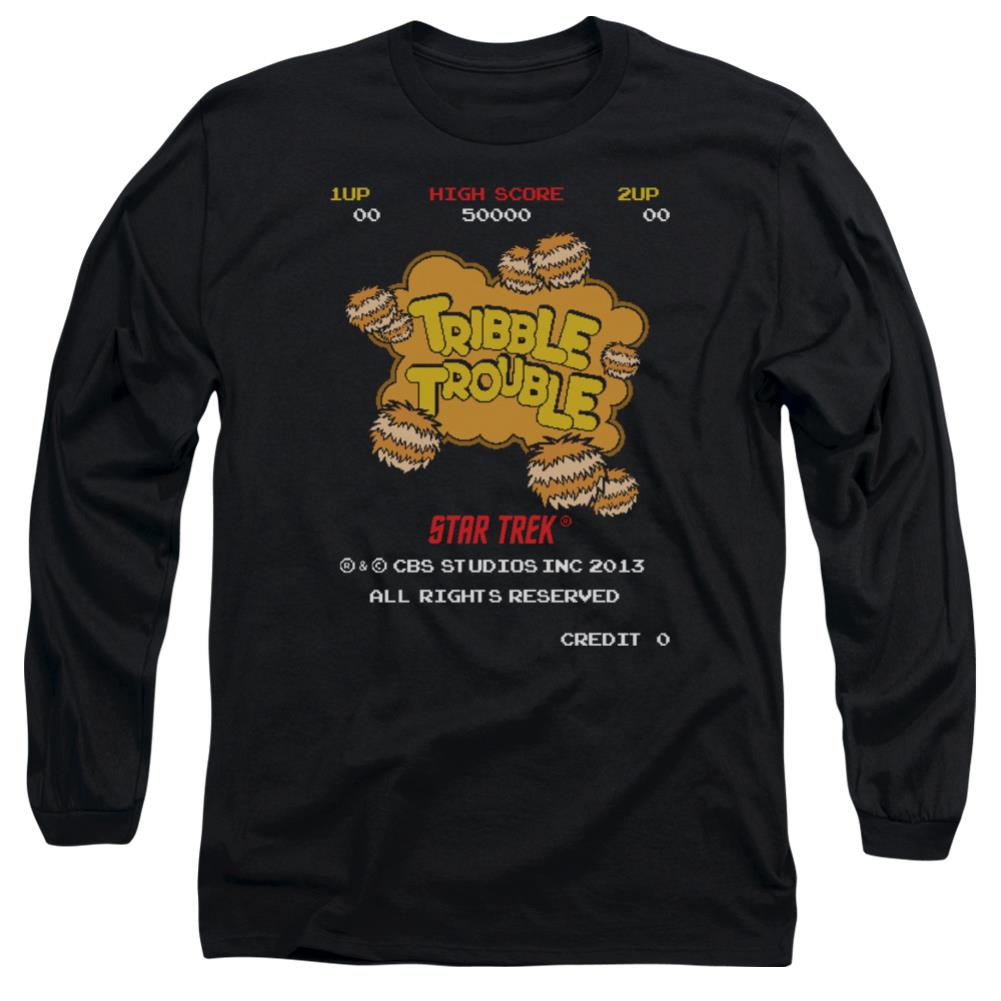 Star Trek Tribble Trouble Men's 18/1 Cotton Long-Sleeve T-Shirt