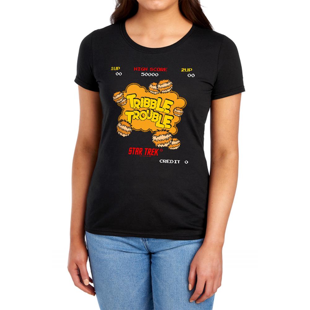 Star Trek Tribble Trouble Women's 18/1 Cotton Short-Sleeve T-Shirt