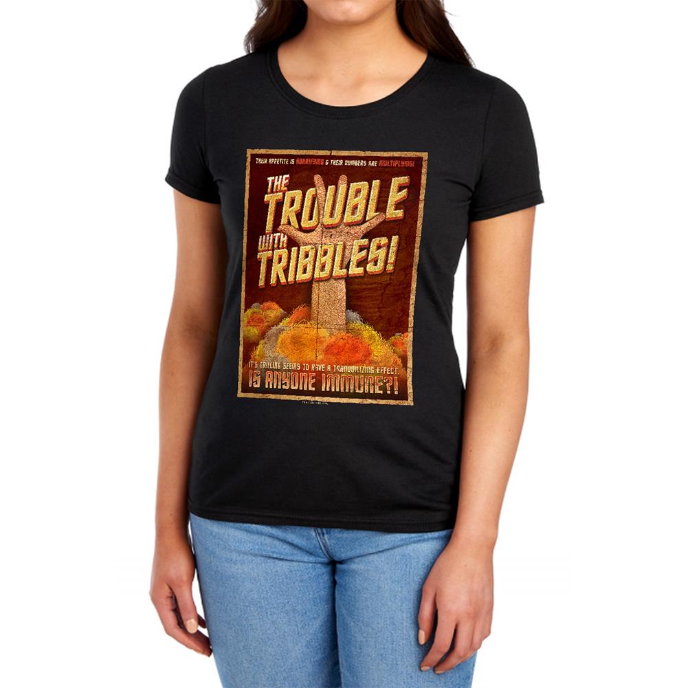 Star Trek Tribbles: The Movie Women's 18/1 Cotton Short-Sleeve T-Shirt