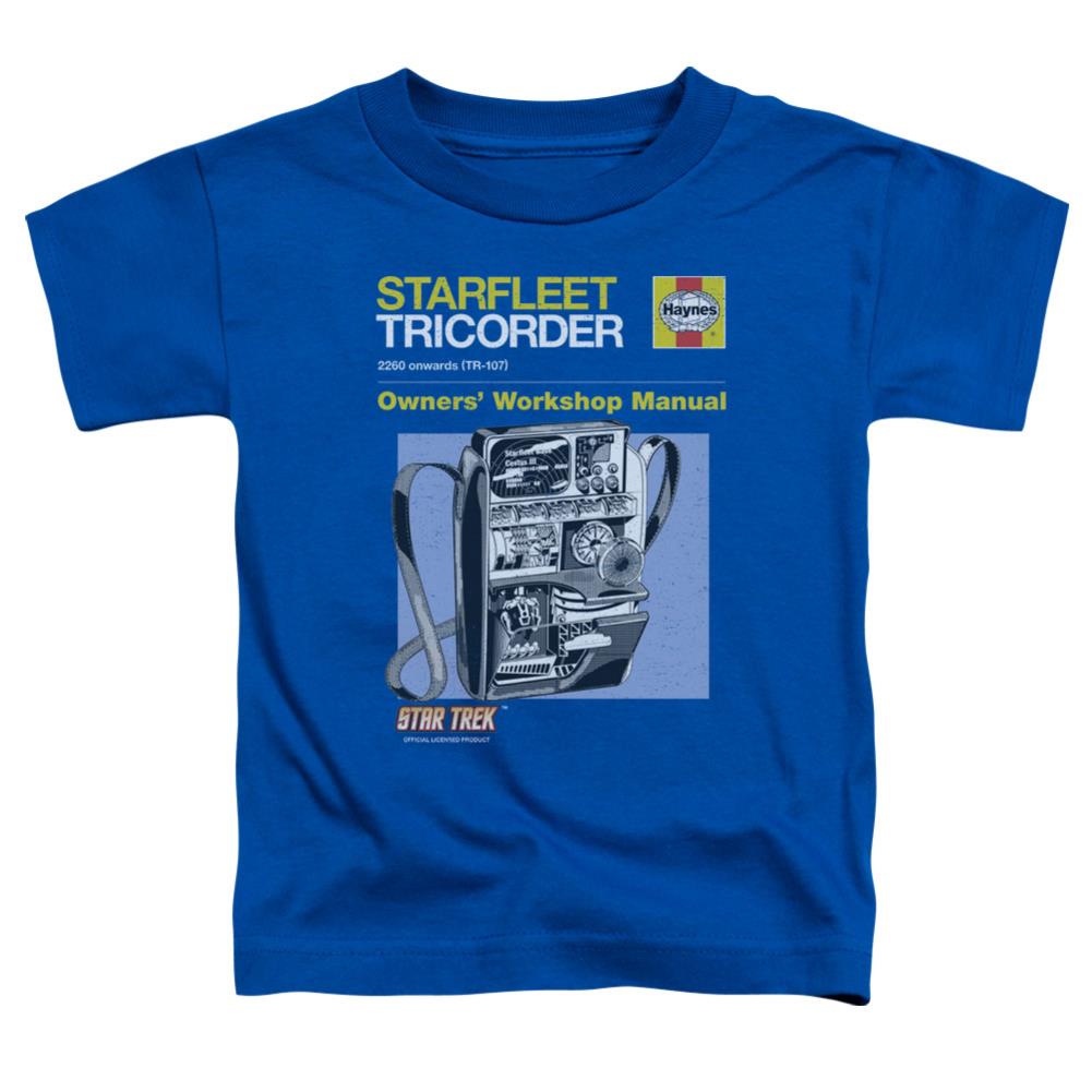 Star Trek Tricorder Manual Toddler 18/1 Cotton Short-Sleeve T-Shirt