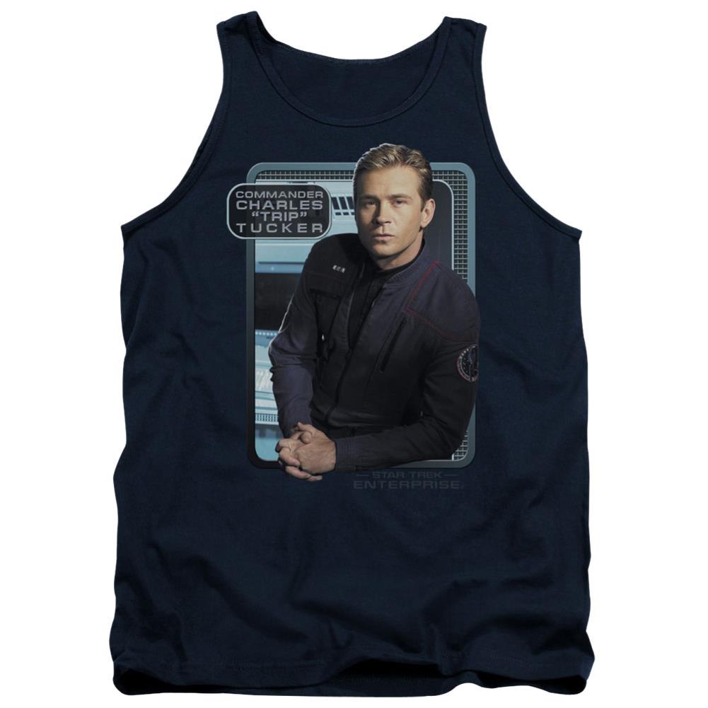 Star Trek Trip Tucker Men's 18/1 Cotton Tank Top