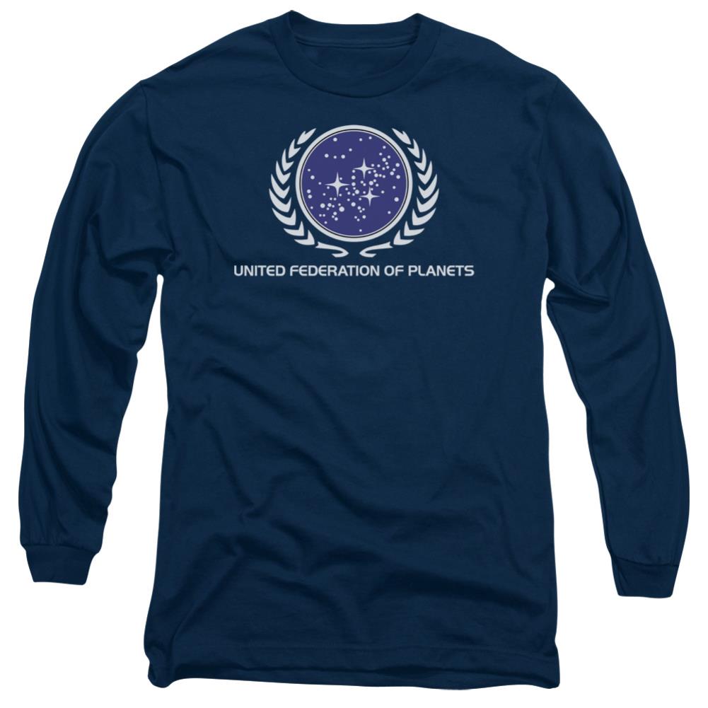 Star Trek United Federation Logo Men's 18/1 Cotton Long-Sleeve T-Shirt