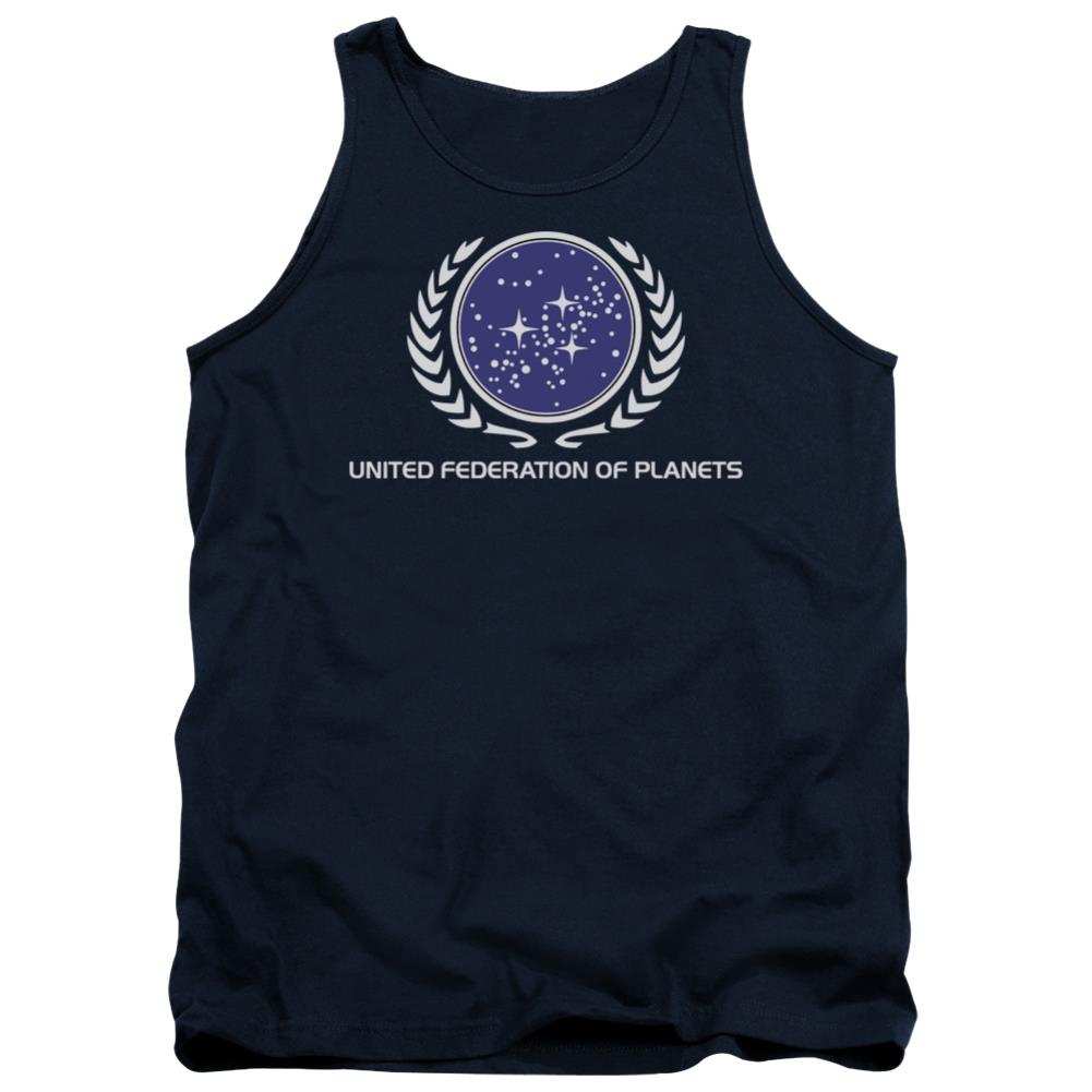 Star Trek United Federation Logo Men's 18/1 Cotton Tank Top