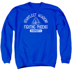 Star Trek Varsity Men's Crewneck 50 50 Poly Long-Sleeve T-Shirt