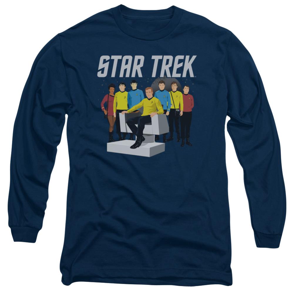 Star Trek Vector Crew Men's 18/1 Cotton Long-Sleeve T-Shirt