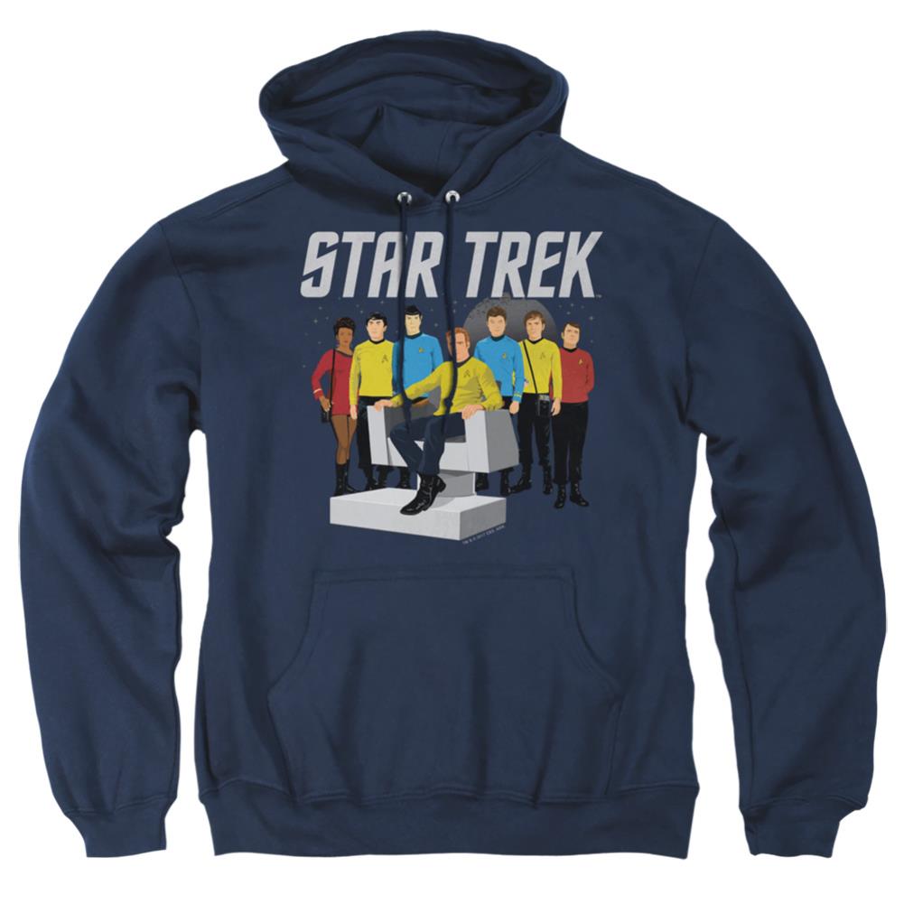 Star Trek Vector Crew Men's Pull-Over 75 25 Poly Hoodie