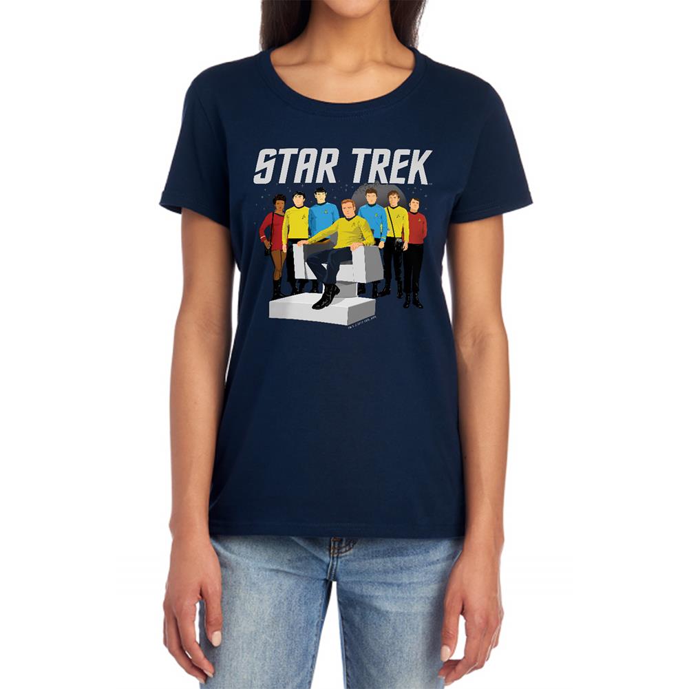 Star Trek Vector Crew Women's 18/1 Cotton Short-Sleeve T-Shirt
